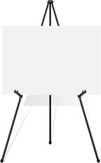 VAIIGO Black Easel Stand for Wedding Signs, Posters & Paintings - 63" Adjustable Portable Display Easel for Welcome Signs, Art Canvas, Pictures - Folding Tripod Stand with Carry Bag (1 Pack)