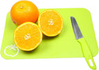 Carrollar Small Flexible Plastic Cutting Board Mats, 2 Pack Cutting Boards Mats With Food Icons, Gripped Back and Dishwasher Safe, Set of 4,7.5x11.4inch (2)