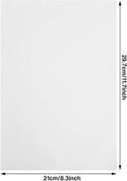 Outus 100 Sheets White Carbon Graphite Transfer Paper 11.7 x 8.3 Inch Tracing Carbon Copy Graphite Paper with 5 Embossing Stylus Tracing Stylus Dotting Tools for Cloth Fabric Wood