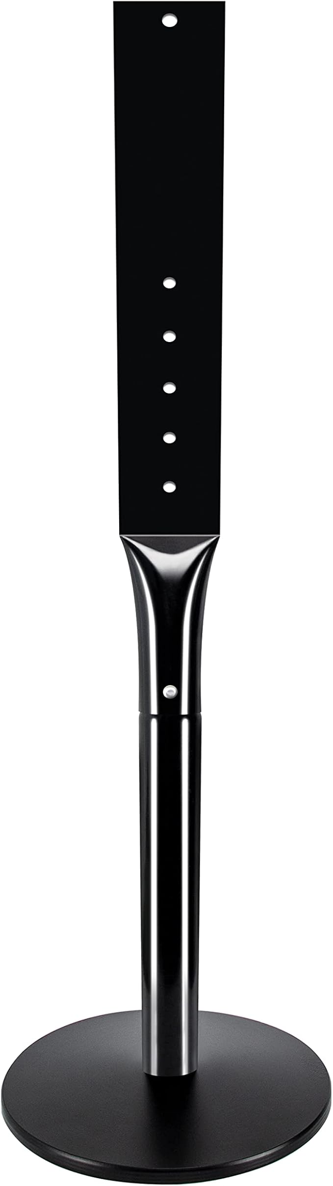 VAIIGO Heavy Duty Parking Sign Base Cast Iron 48" Parking Sign Post, Heavy Duty Cast Iron Sign Holder Base, Movable Sign Stand Suitable for Hanging Warning, Notice, Guiding Sign Display Stand (Black)