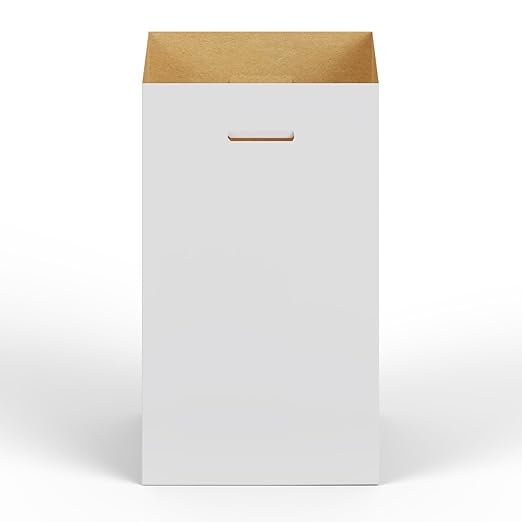 Regal Altair 10 Pack Corrugated Cardboard Trash & Recycling Containers, 40-Gallon Capacity – Includes 10 Liners, Heavy-Duty Pop-Up Disposable Bins for Events & Parties