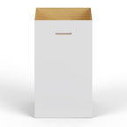 Regal Altair 10 Pack Corrugated Cardboard Trash & Recycling Containers, 40-Gallon Capacity – Includes 10 Liners, Heavy-Duty Pop-Up Disposable Bins for Events & Parties