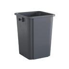Krollen Industrial 19 Gallon Grey Square Commercial Trash Can