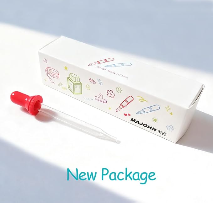 czxwyst Majohn Wancai 2.0 Mini Pocket-Size Eyedropper Fountain Pen (EF Nib 0.38mm, Black)