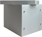 1 CheckOutStore White Stamp & Die Craft Storage Pocket Box (10.5 x 7.5 x 7.5)