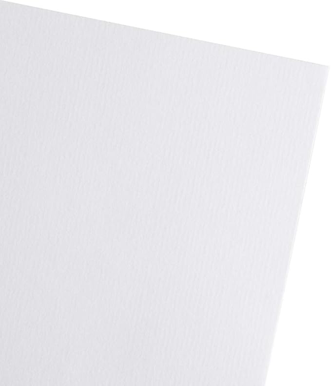 JAM PAPER Strathmore 24lb Paper - 90 gsm - 8.5 x 11 - Bright White Laid - 500 Sheets/Ream