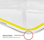 Personalized Custom Customize for Office, Business, Workplace, Home, Airbnb, Delivery Yellow Sign, 24x30 Inches, Rust Free .063 Aluminum, Fade Resistant, Made in USA by Sigo Signs