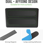 loukin Magnetic Marker Holder Set, Dry Erase Marker Holder, Dry Erase Accessory Tray Set (Includes 1 Eraser, 1 Cleaner, 2 Dry Erase Markers), Ideal for Office, School or Home Use(Black)