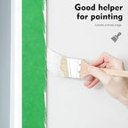 KIWIHUB Green Painters Tape,1 inch x 60 Yards x 5 Rolls - Medium Adhesive Green Masking Tape for Painting,Labeling,DIY Crafting,Decoration and School Projects (300 Yards Total)