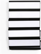 SmartSign Pack of 25 Magnetic 'C' Channel Label Holders | 0.5" x 2"