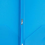 JAM PAPER Plastic Color POP Folders - 2 Pocket Durable Folders with Metal Prongs Fastener Clasps - Blue - 6/Pack