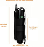 Tactical Flashlight Holster MOLLE Torch Holder MK4 OC/Mace Pepper Spray Canister Carrier EDC Flash Light Pouch Multitool Case with Strap&Snap Clip for Duty/Combat Belt Backpack Vest Chest Rig