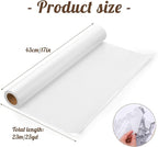 Tracing Paper Roll 17in x 25yd, White Trace Paper Pattern Paper Translucent Tracing Paper for Sewing, Drawing, Sketch, Gift Wrapping