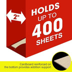 HERKKA Extra Capacity Hanging File Folders, 60 Pack Reinforced Letter Size Hanging Folders with Heavy Duty 2 Inch Expansion, Designed for Bulky Files, Medical Charts, 12 Assorted Colors