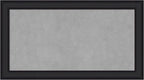 Amanti Art Black Framed Magnetic Board 15x27 Small Vision Board for use with Magnets, 100% Metal Sheet to Display Items as Office Decor or for Home Organization in mudroom, Kitchen or Kids Room