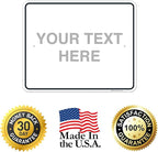 Custom Sign, Personalized Metal Signs, Customize for Office, Business, Home, Workplace, Airbnb, Delivery Signs, 24x30 Inches, Rust Free .063 Aluminum, Fade Resistant, Made in USA by Sigo Signs
