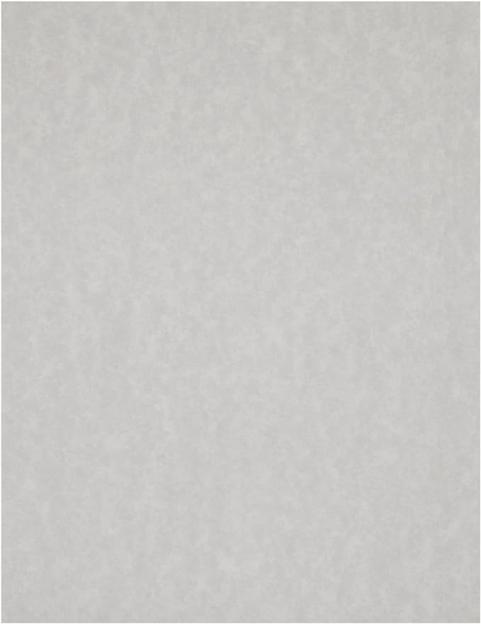 Best Paper Greetings Certificate Paper - 8.5 x 11 in Light Gray - Vintage 90 GSM Textured Parchment Paper for Printing & Writing Diplomas & Award Certificates - 96 Sheets