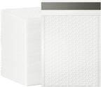 packbabol Bubble Mailers, 6x9 Inch Poly Padded Bubble Mailers Pack of 100 Bubble Envelopes Opaque Self Seal Adhesive Waterproof Bags for Shipping and Packaging(White,6x9-100Pc)