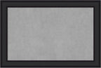 Amanti Art Black Framed Magnetic Board 25x37 Large Vision Board for use with Magnets, 100% Metal Sheet to Display Items as Office Decor or for Home Organization in mudroom, Kitchen or Kids Room