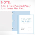 Feifeiya 48 Pack Plastic Report Covers with 3 Prongs Presentation Folders Bulk, 100 Sheet Capacity, Clear Front Report Covers for Presentation Document Paper School Office Supplies (Fresh Colors)
