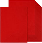 100 Sheets Red Cardstock 8.5 x 11 Red Construction Paper, Goefun 80lb Card Stock Paper for Christmas, Valentines, Invitations and Craft