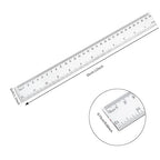30 Packs Clear Plastic Ruler 12 Inch with Centimeter and Millimeter, Metric Rulers Bulk for Kids Classroom School Office