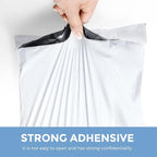 Metronic Poly Mailers 9x12 200 Pack, Strong Adhesive Shipping Bags for Clothing, Waterproof and Tear-Proof Shipping Envelopes, Small Mailers Poly Bags Packaging Bags in White