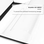 Diploma Cover 8.5” x11” Diploma Holder of Graduation Leatherette Padded Certificate（Tent Style),40-Pack
