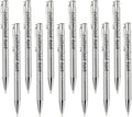 Yucold Customized ballpoint pens in bulk, personalized ballpoint pens with free engraving, for use in companies, enterprises, graduation anniversaries (Silver,78)