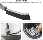 Hard Bristle Crevice Cleaning Brush, Gap Cleaning Brush, Small Cleaning Brush, Grout Brush, Kitchen Brush, Bathroom Crevice Brush for Toilet, Home, Bathtub, Sink, Household, Window - 3 Pcs
