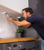 24 Inch Hardwired Under Cabinet Lights, 2 Colors - 3000K (Soft White) & 4000K (Cool White), Led Under Cabinet Lighting Hardwired, Dimmable Under Counter Lights for Kitchen, Under counter Light Fixture