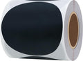Hybsk Round Color Coding Circle Dots Labels Warehouse Inventory Organizer Stickers (3 inch, Black)