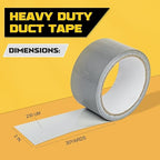 SIKEDEPRO Duct Tape, Silver Tape，5 Rolls 2 inches x 30 Yards ducttape,Strong, Flexible,Heavy Duty Duct Tape，Waterproof Bulk Value for Indoor & Outdoor Repairs, Industrial Use