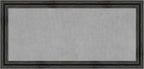 Amanti Art Black Framed Magnetic Board 25x53 Oversize Vision Board for use with Magnets, 100% Metal Sheet to Display Items as Office Decor or for Home Organization in mudroom, Kitchen or Kids Room