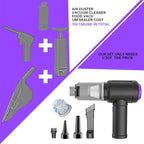 Meudeen 14500 Pa Computer Vacuum Cleaner Mini & 110000RPM Compressed Air Duster for Keyboard Cleaning Cordless Canned Air Powerful Energy Efficient