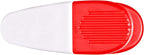 10 Magnetic Memo Holders Set - Large Clip, Plastic - White Red