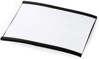 SmartSign (10-Pack) Magnetic C Channel Card Label Holders - 3" x 4" Metal Racks and Shelf Label Holders with Paper Inserts