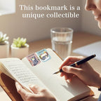 Magnetic Bookmark Clip Personalized for Readers, Custom Name Magnetic Page Marker for Books,4 Pack Gifts for Book Lover, Teachers, Student, Women and Firends