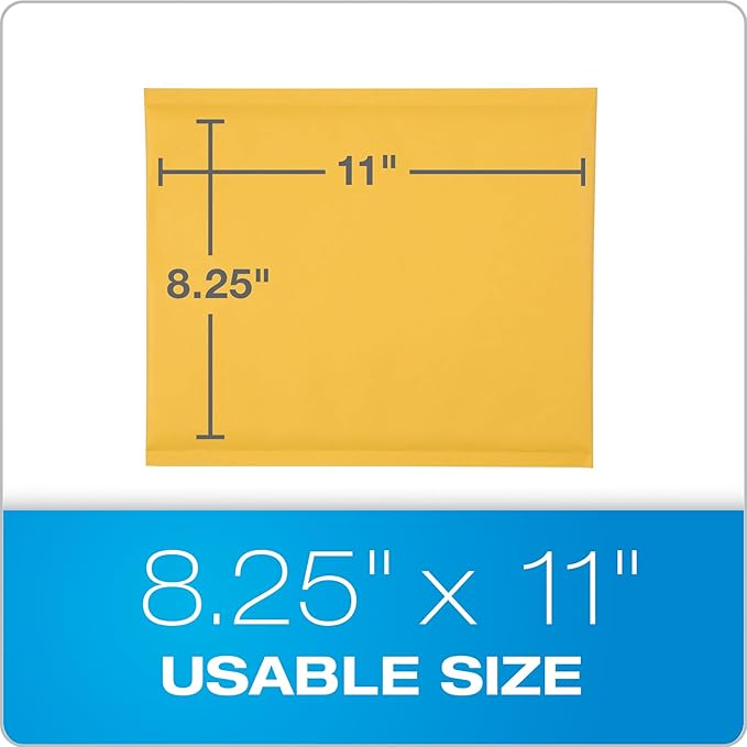 Quality Park Bubble Mailers, 8.25 x 11 Inch, Kraft Padded Envelopes, Durable Brown Shipping Envelopes, Self Seal Closure, 25 Per Box (QUA85759)