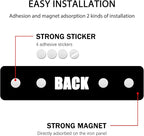 Privacy Door Sign, Do Not Disturb/Please Knock/Out of Office/in a Meeting/Back Soon/Working Remotely Indicator, That Lets Others Know Whether You're Available Or Not- Starry Sky Pattern Office Door Sign for Meeting & Conference Room -Stainless Steel-10...