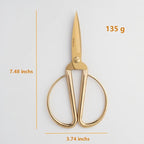 Ribbon Cutting Ceremony Kit,With Gold scissors,Scissors Blade Sheath and a pair of white gloves,Suitable for Ribbon-cutting ceremony,Office,Home,and Crafts, Right/Left Handed (Mirror-finish handle)