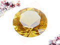 click2go 2” / 60 mm Diamond Shaped Glass Crystal Paperweight – Home Office Decor & Valentine's Day Gift Wedding Favors Centerpieces Decoration with Gift Box (Yellow)