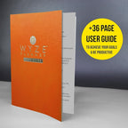 Wyze Planner Undated Daily Planner – 1-Year B5 Productivity Organizer with Two-Page Weekly Spread, Goal Setting, Habit Tracker, Weekly & Monthly Pages – Hardcover Time Management Notebook (Orange)