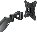 Manhattan Aluminium Desk Mount with Gas Lift for Dual Monitors & 8-in-1 Docking Station, for Monitors from 17" to 32" and up to 9 kg per arm, Black, 461887