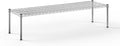 Regal Altair 18''W x 60''L x 14''H Chrome Plated Wire Dunnage Rack | Off The Floor Storage