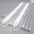 Modlicht Plug in Light Fixtures 2FT 2PCS Linkable 5000K LED Shop Light, Lightweight Under Cabinet Lighting for Kitchen, Bright Overhead Light for Garage Workbench Bedroom Bathroom, Triproof, 18W