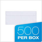 Columbian #9 Security Envelopes, 500 Pack, Double Window Self Seal Envelopes for Invoices and Business Mailings, 3-7/8" x 8-7/8", Durable 24 lb White Paper