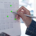 ChromaLabel Brand Fluorescent Green 1/2" Round Removable Stickers - 1000 Colored Dots for Arts & Crafts, Organization, Office, Retail, Classroom, Warehouse, Food Service, Medical - Made in USA