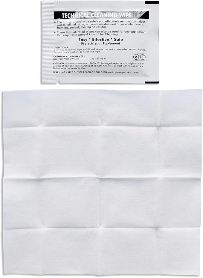 Cleanmo Large Non Woven Wipe,Surface Clean Phone/Wheel/Window，40/Box