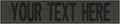 Custom Uniform Name Tapes Solid Colors. Olive Drab Webbing, 5 Inch Hook Fastener (Uniform Ready Fastener)
